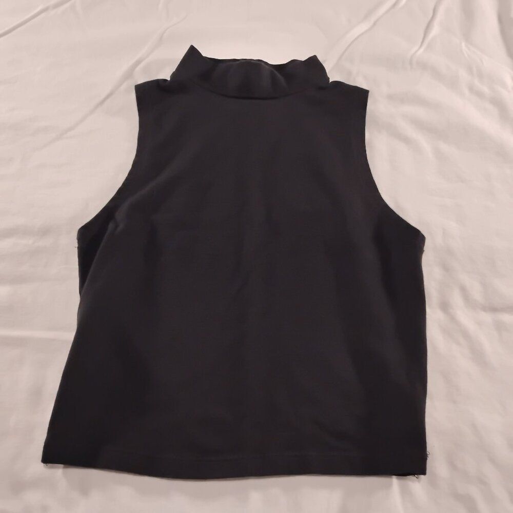Wild Fable Mock Neck Crop Tank Top Size XS Extra Small Black - Picture 1 of 7